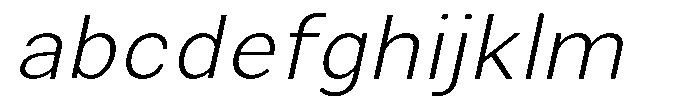 Zendory Extra Light Narrow Exp Obliq FONT