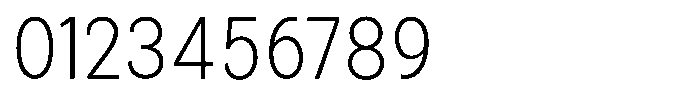 Zendory Extra Light Narrow Font OTHER CHARS
