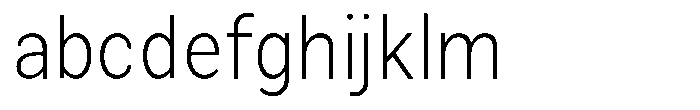 Zendory Extra Light Narrow FONT