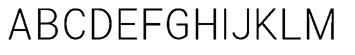 Zendory Extra Light Font UPPERCASE