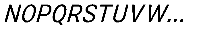 Zendory Italic Font UPPERCASE