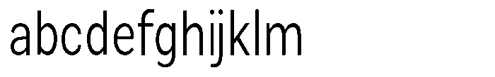 Zendory Light Condensed FONT