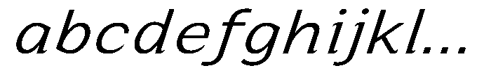Zendory Light Expanded Italic FONT