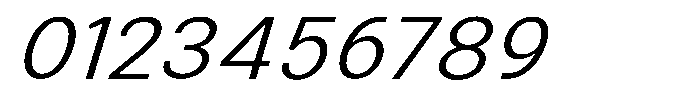 Zendory Light Expanded Narrow Italic Font OTHER CHARS