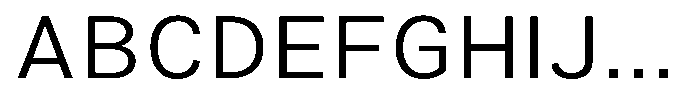 Zendory Light Expanded Font UPPERCASE