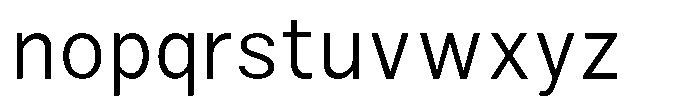 Zendory Light Font LOWERCASE