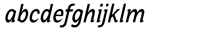 Zendory Medium Condensed Narrow Italic FONT