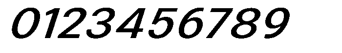Zendory Medium Expanded Italic Font OTHER CHARS
