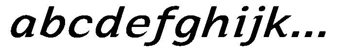 Zendory Medium Expanded Italic FONT