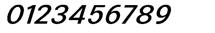 Zendory Medium Expanded Nr Italic Font OTHER CHARS