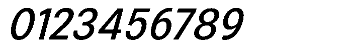 Zendory Medium Italic Font OTHER CHARS