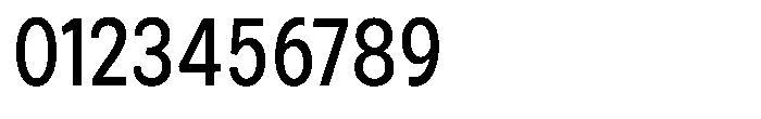 Zendory Medium Narrow Condensed Font OTHER CHARS
