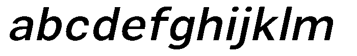 Zendory Medium Narrow Expanded Oblique FONT