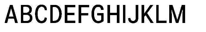 Zendory Medium Narrow Font UPPERCASE