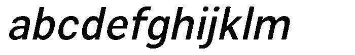 Zendory Medium Oblique FONT