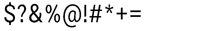 Zendory Narrow Condensed Font OTHER CHARS