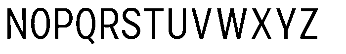 Zendory Narrow Condensed Font UPPERCASE