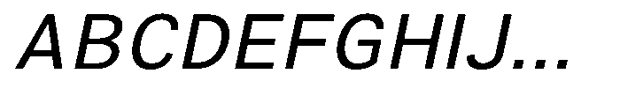 Zendory Narrow Expanded Oblique Font UPPERCASE