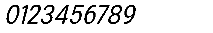 Zendory Narrow Italic Font OTHER CHARS