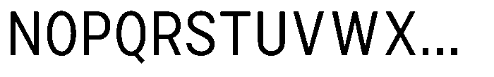 Zendory Narrow Font UPPERCASE