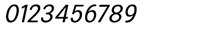 Zendory Oblique Font OTHER CHARS