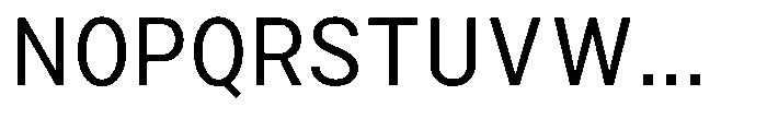 Zendory Regular Font UPPERCASE