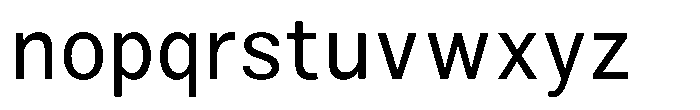 Zendory Regular Font LOWERCASE