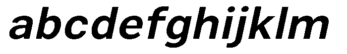 Zendory Sem Bold Narrow Exp Obliq FONT