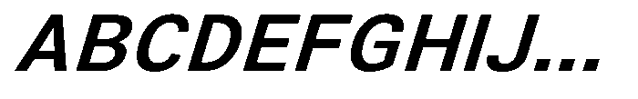 Zendory Semi Bold Expanded Narrow Italic Font UPPERCASE