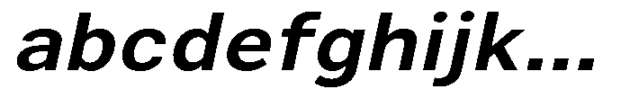 Zendory Semi Bold Expanded Oblique FONT