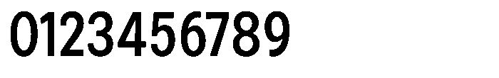 Zendory Semi Bold Narrow Condensed Font OTHER CHARS