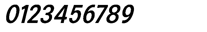 Zendory Semi Bold Narrow Italic Font OTHER CHARS
