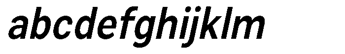 Zendory Semi Bold Narrow Oblique FONT