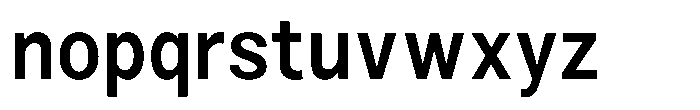 Zendory Semi Bold Narrow Font LOWERCASE