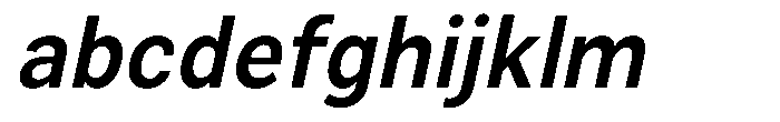 Zendory Semi Bold Oblique FONT