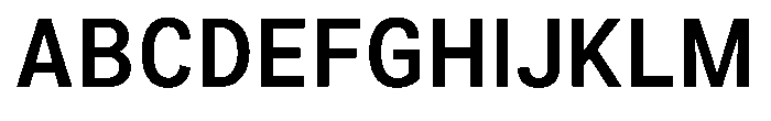 Zendory Semi Bold Font UPPERCASE