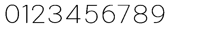 Zendory Thin Expanded Font OTHER CHARS