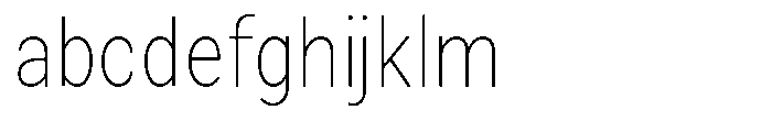 Zendory Thin Narrow Condensed FONT
