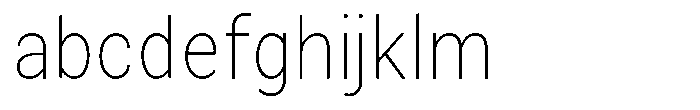 Zendory Thin Narrow FONT