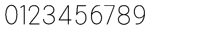 Zendory Thin Font OTHER CHARS