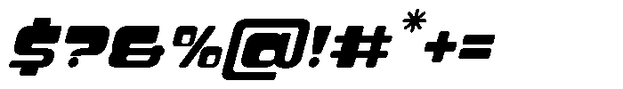Zenfix Slant Font OTHER CHARS
