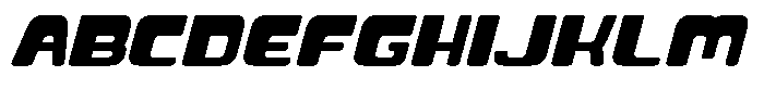 Zenfix Slant Font UPPERCASE