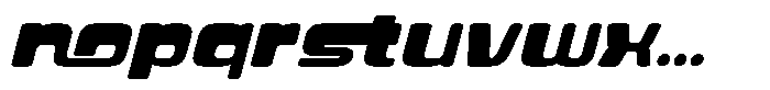 Zenfix Slant Font LOWERCASE