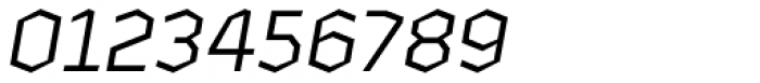 Zenga Italic Font OTHER CHARS