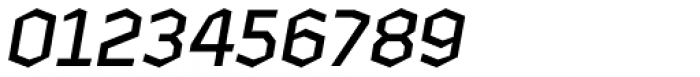 Zenga Medium Italic Font OTHER CHARS