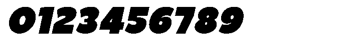 Zenic Italic Font OTHER CHARS
