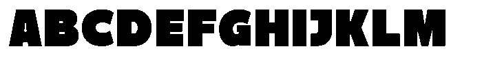 Zenic Regular Font UPPERCASE