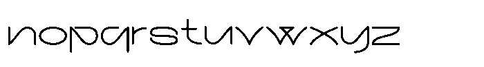 Zenicka Font LOWERCASE
