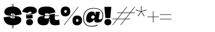 Zenit Medium Font OTHER CHARS
