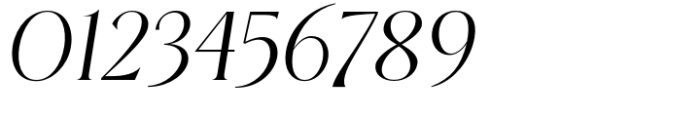 Zenoa Medium Italic Font OTHER CHARS